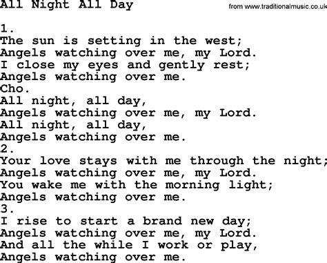 all night and all day lyrics|all night and day gospel.